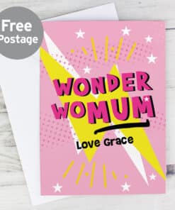 Personalised Wonder WoMum Card