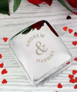 Personalised Couples Ring Box