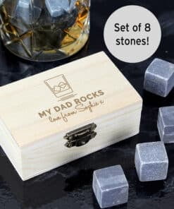 Personalised On The Rocks Cooling Stones