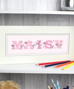 Personalised FAIRY LETTER Name Frame