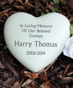 Personalised Heart Memorial