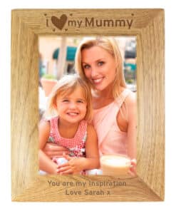 Personalised I Heart My... 5x7 Wooden Photo Frame