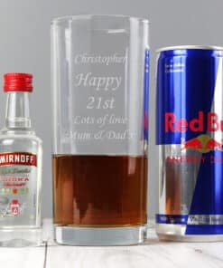 Personalised Vodka and Red Bull Gift Set