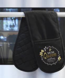 Personalised Queen Bee Oven Gloves