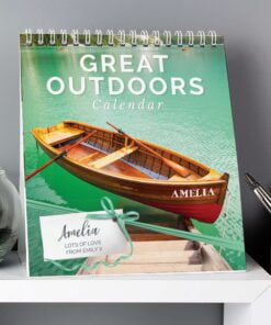 Personalised Outdoors Desk Calendar