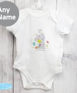 Personalised Tiny Tatty Teddy Cuddle Bug 0-3 Months Baby Vest