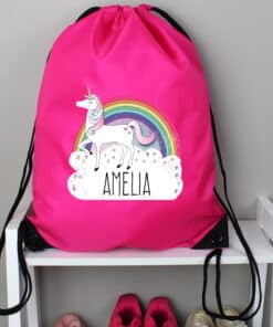 Personalised Unicorn Pink Kit Bag