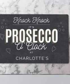 Personalised Prosecco Metal Sign