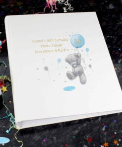 Personalised Me To You Blue Balloon Album with Sleeves